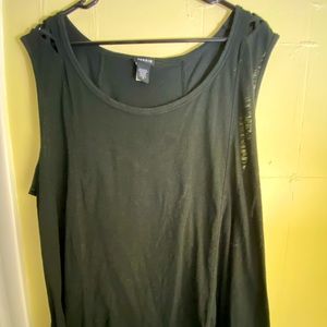 Black high low torrid tank